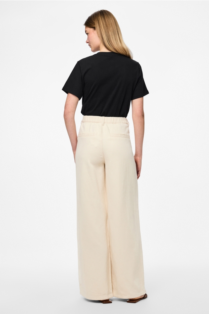 PCSAVANNA MW PULL UP DENIM PANT 17156458 RAW COTTON
